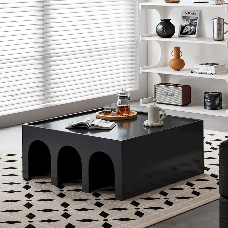 Étagère à livres et table basse multifonctionnelles à 4 niveaux blanches, étagère à livres créative, étagères de rangement minimalistes