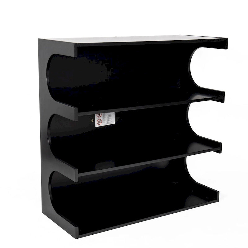 Étagère à livres et table basse multifonctionnelles à 4 niveaux blanches, étagère à livres créative, étagères de rangement minimalistes