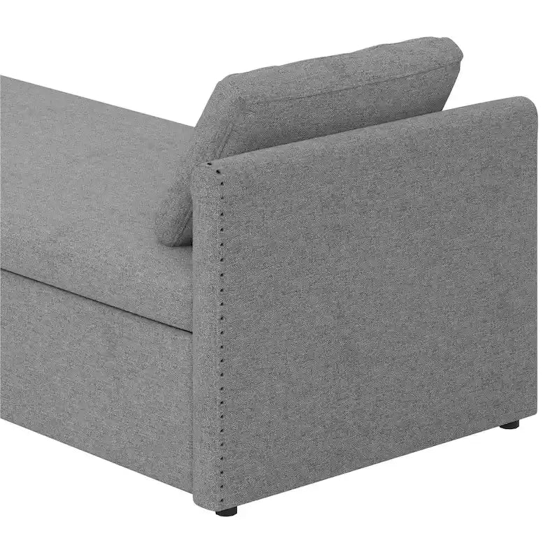 Chaise longue moderne pour lit de repos, lit de repos simple avec 2 tiroirs, pas besoin de matelas, parfait pour les salons et les bureaux à domicile