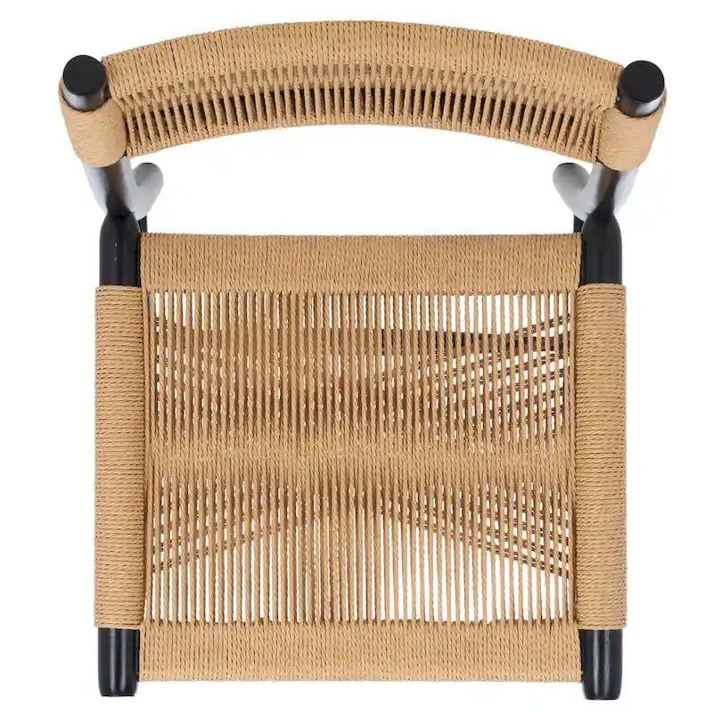 Chaise de salle à manger en corde de 17 po [LOT de 2] - 20Lx22Px34H