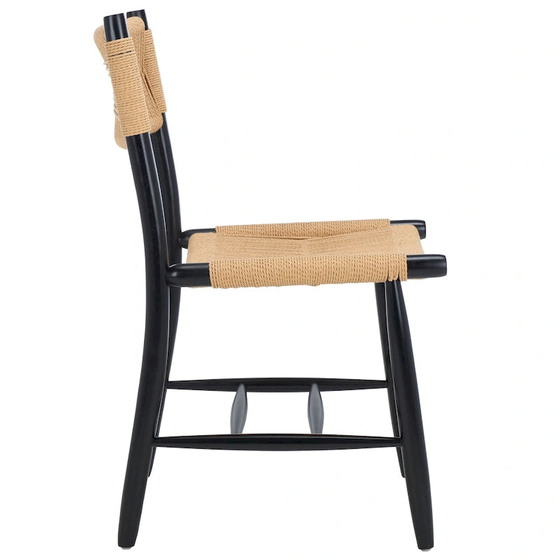 Chaise de salle à manger en corde de 17 po [LOT de 2] - 20Lx22Px34H
