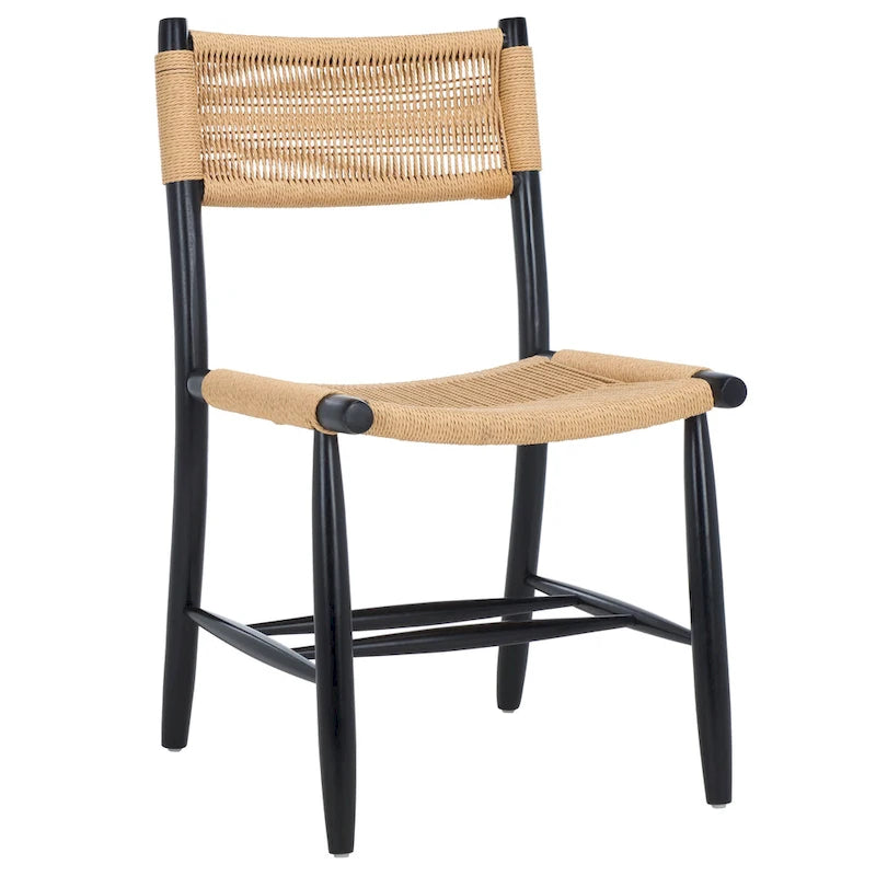 Chaise de salle à manger en corde de 17 po [LOT de 2] - 20Lx22Px34H